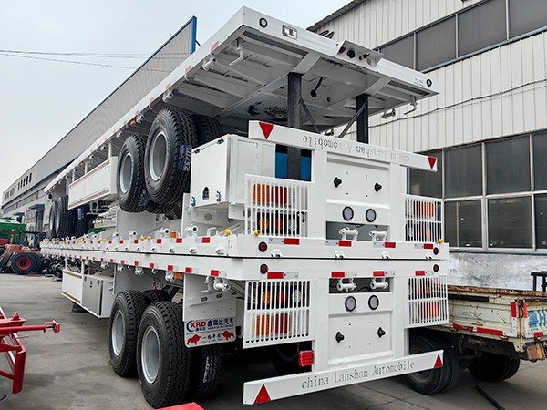 Container Flatbed Transport Semi-trailer