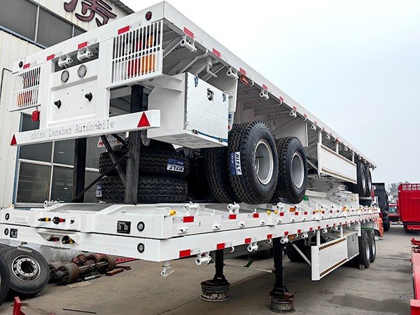 Container Flatbed Transport Semi-trailer